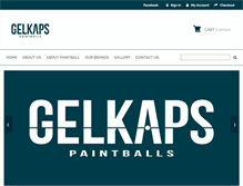 Tablet Screenshot of gelkapsports.com